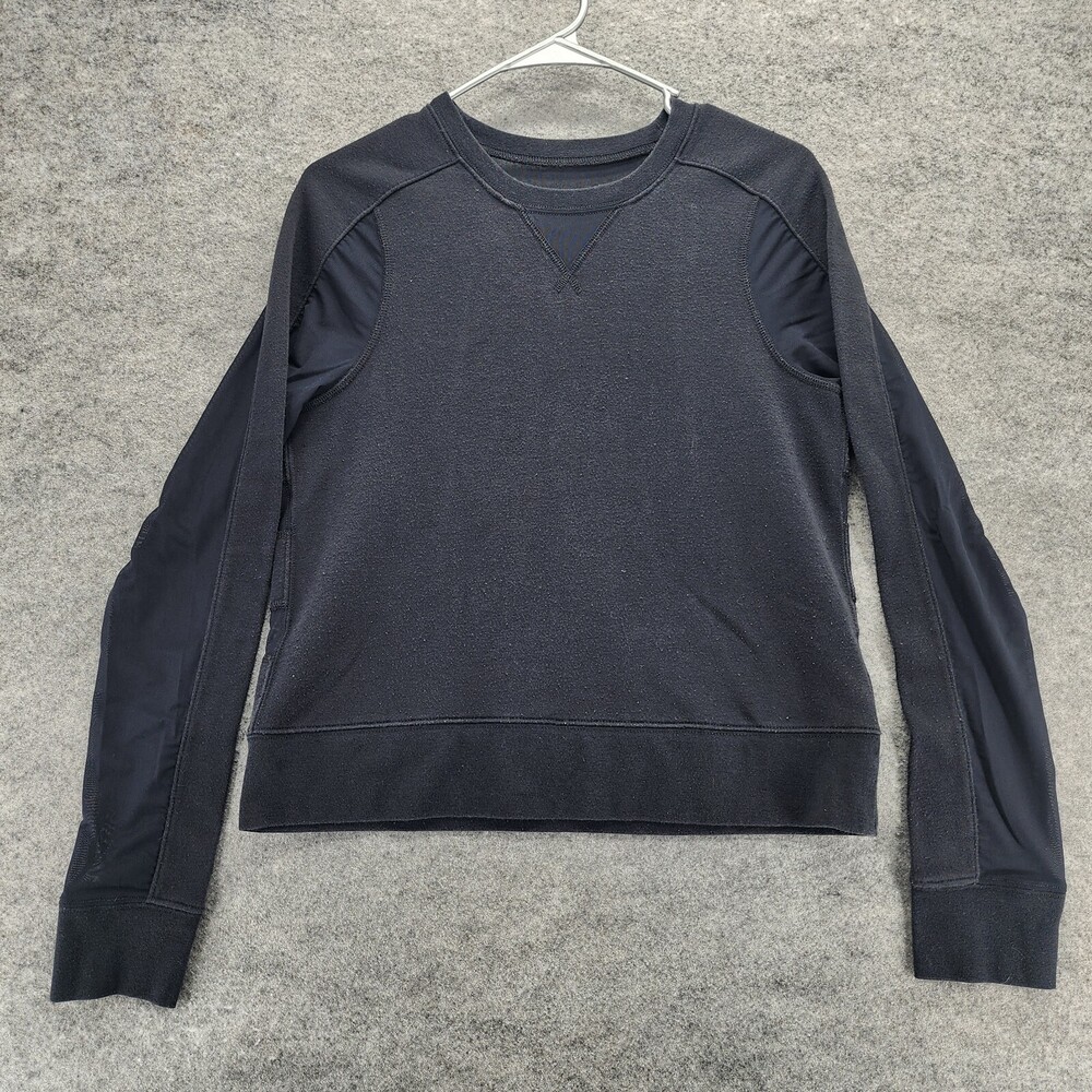 Abercrombie Fitch Shirt Womens Small Long Sleeve Black